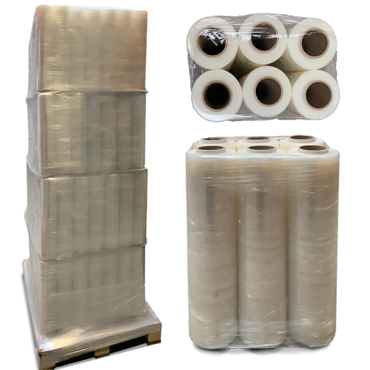 Handwikkelfolie 500mmx300m, 17my, transparant ZONDER DOOS