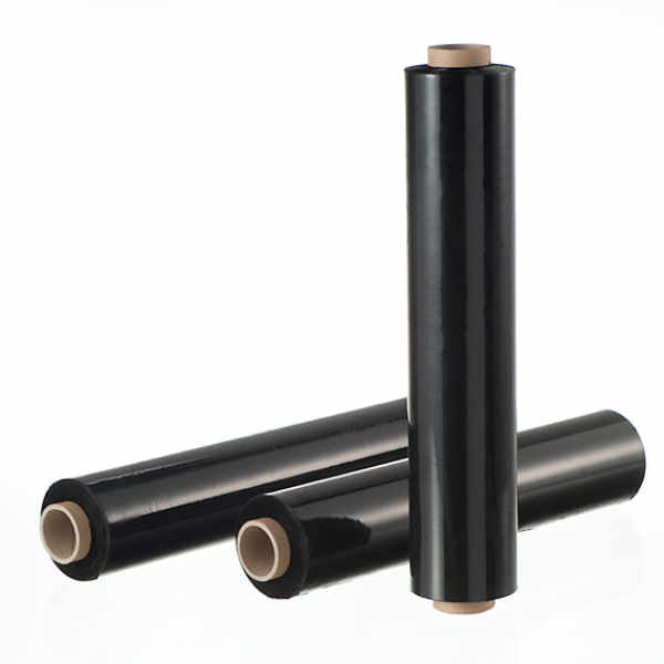 Ds-6 rol Handwikkelfolie 500mmx300m, 20my, zwart