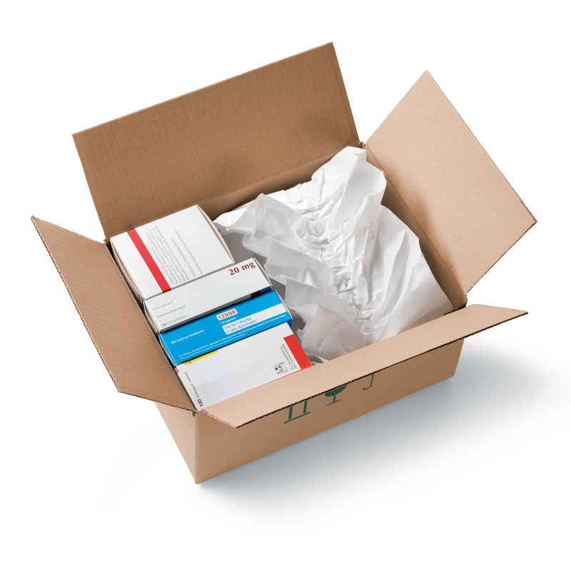 Doos Paperplus Papillon 70gr 280m fanfold wit (Pal-84 doos)