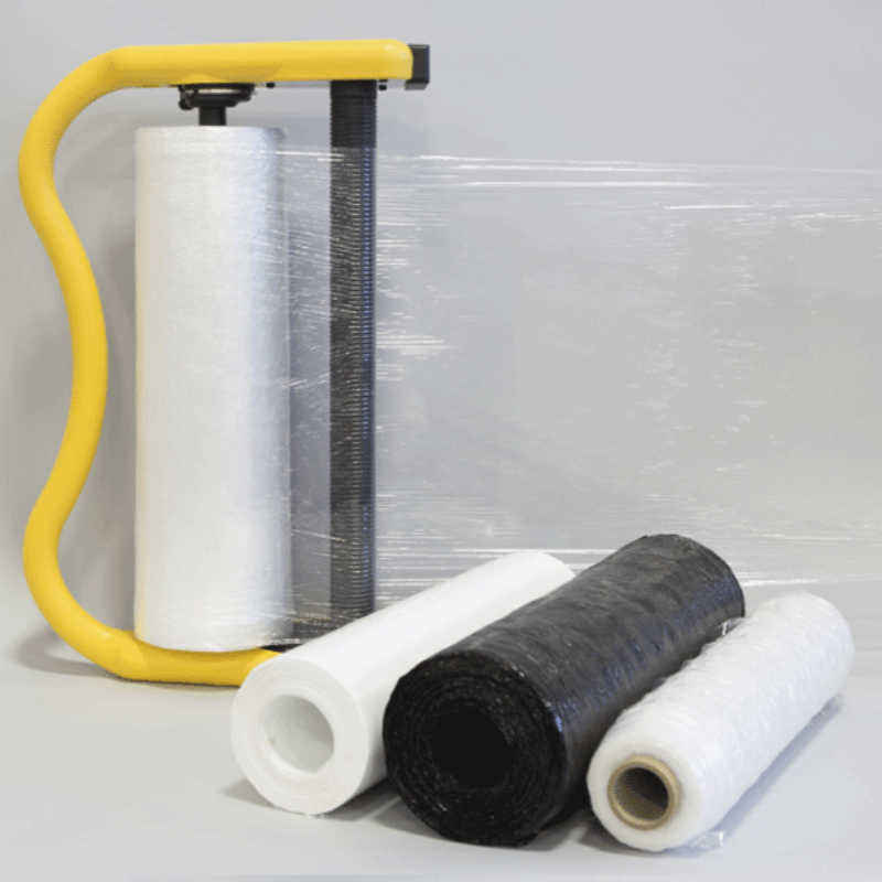 Rol Precisionrap folie 430mmx374m zwart (Pal-144 rol)