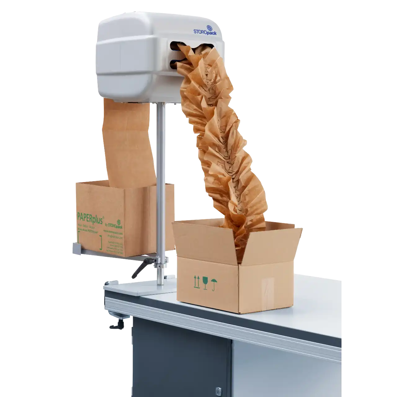 Paperplus Papillon machine inclusief table top stand