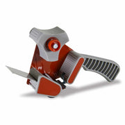 Tape dispenser 50mm rood/grijs