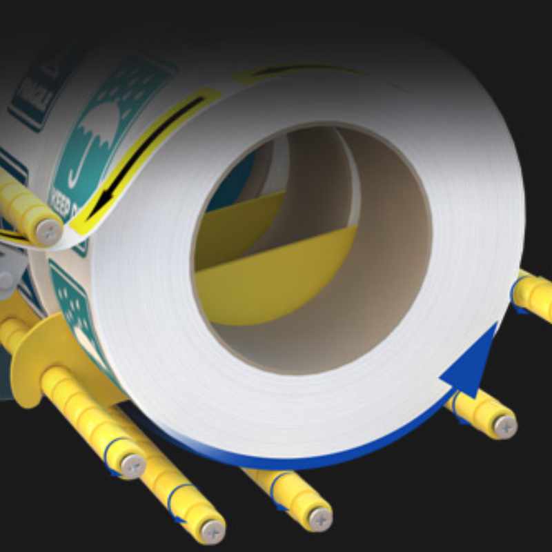 Dispenser voor etiketten, 100mm breed