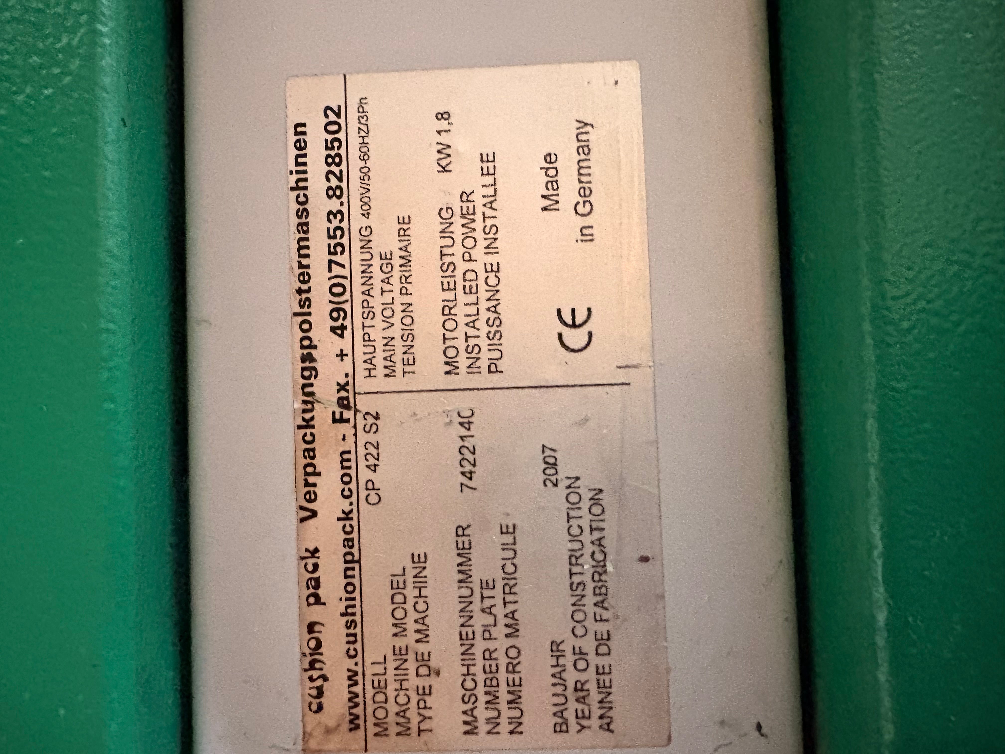Kartonshredder CP 422 380V (gebruikt)