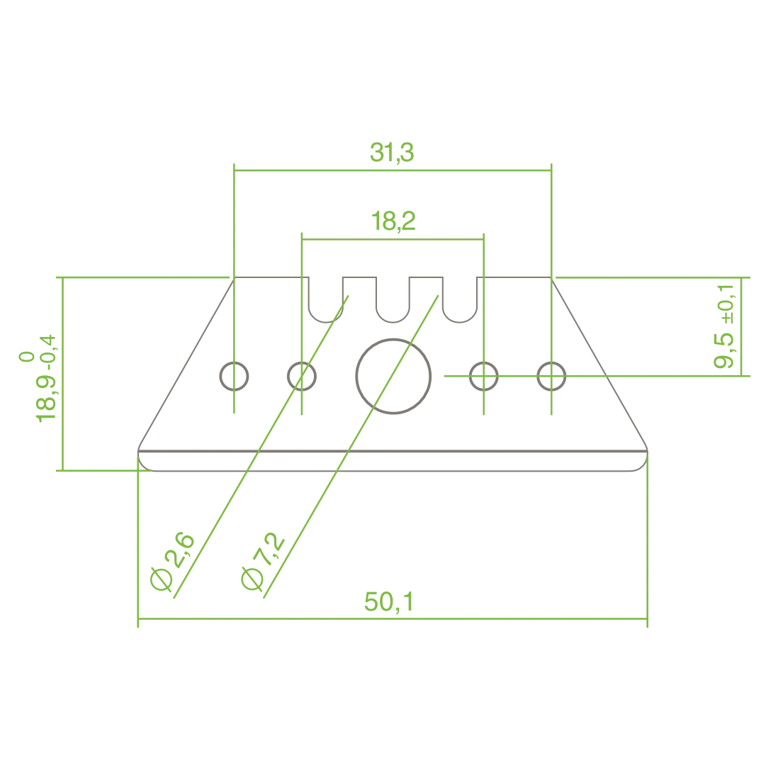 Martor Trapezium mesje nr. 65232